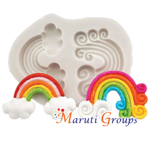 Rainbow Cloud Silicone Mould