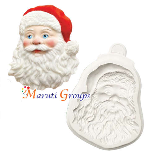Christmas Santa Head silicone mould