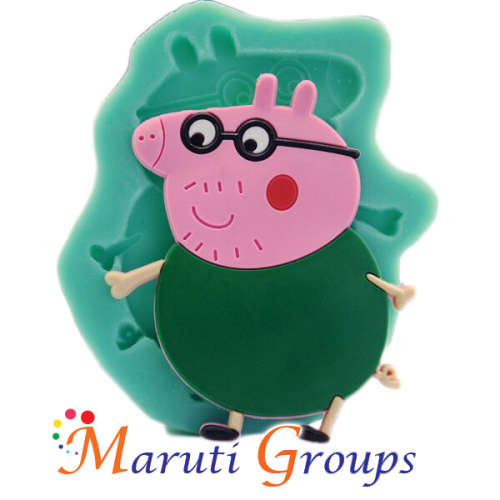 Peppa Pig - Daddy Pig Silicone Mould