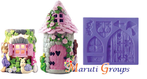 Vintage Fairy Garden silicone mould