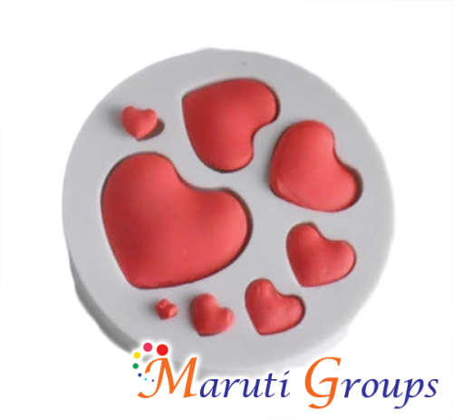 Heart silicone mould