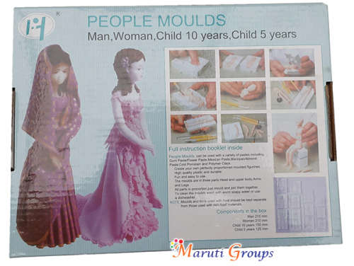 Peoples Mould Set (Man, women,boy and girl)