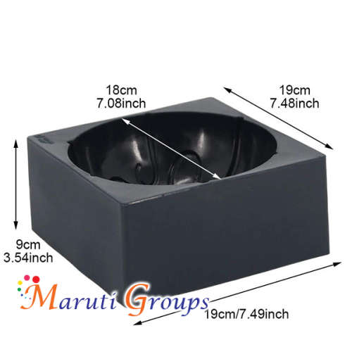 Circular Flower Vine silicone mould