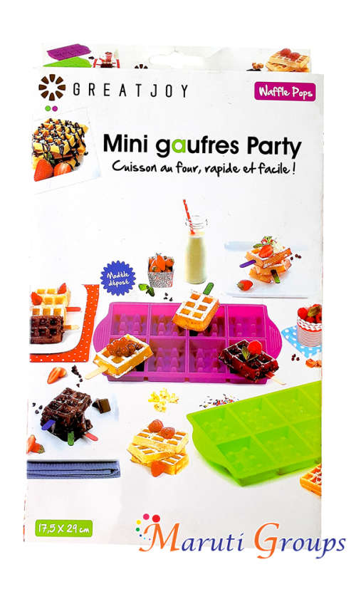 Mini waffle / Mini Gaufres Party soft silicone mould