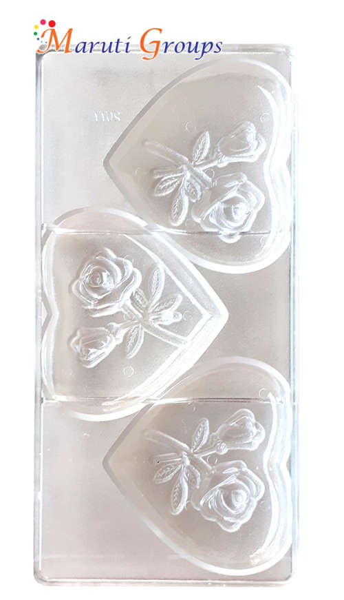 Heart Flower chocolate silicone moulds