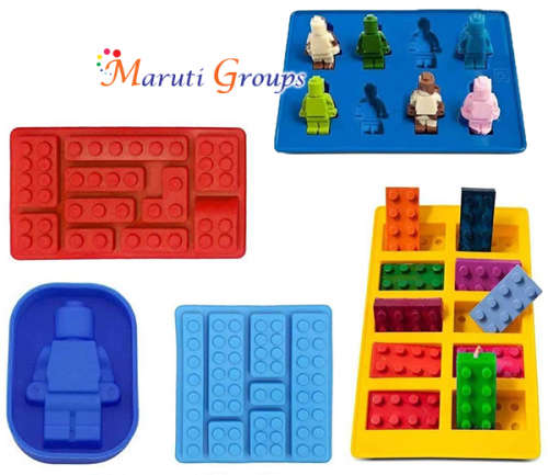 Lego Men / Lego block silicone mould Set of 5