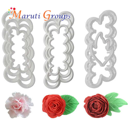 Easiest / Easy Carnation, Rose & Peony Flower Cookie Cutter