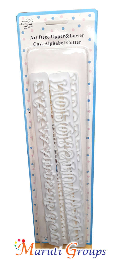 Upper & Lower case Alphabet cookie cutter / Tappit