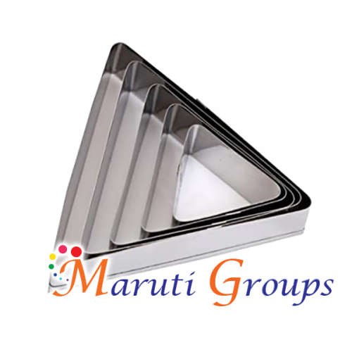 5pc Triangle Cookie Cutter Stainless Steel