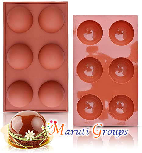 Chocolate silicone mould - Half Circle