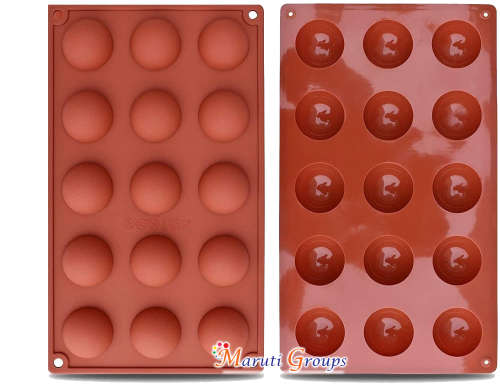 Chocolate silicone mould - Half Circle