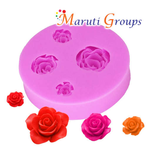 Mini Roses Flower Silicone fondant / Mould