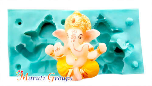 3D Ganesha silicone mould