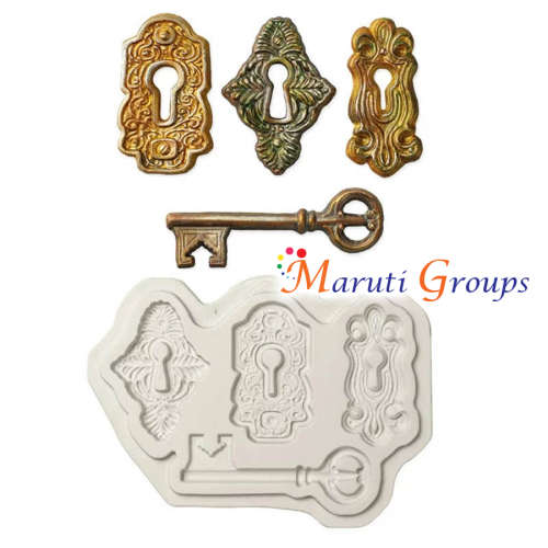 Key Lock Key hole Silicone Mould