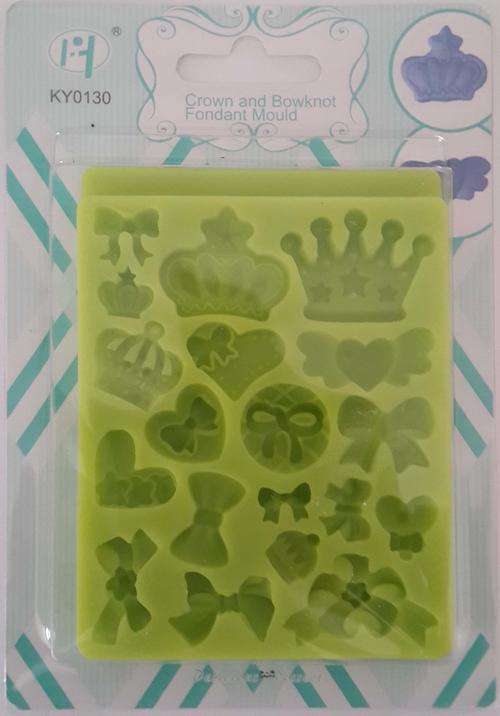 Crown and bowknot Silicone fondant / Mould