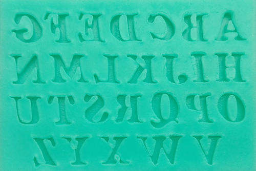 Alphabet  Silicone fondant Mould