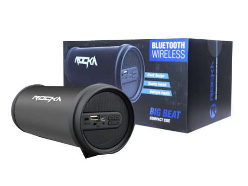 Rocka Mini Rolla Bluetooth Speaker With Fm Radio