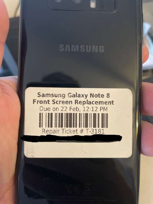 Samsung Galaxy Note 8 Midnight Black 64GB - Refurbished