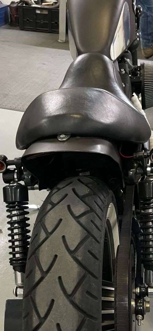 Harley Davidson/Bobber seat and rear fender with brake light