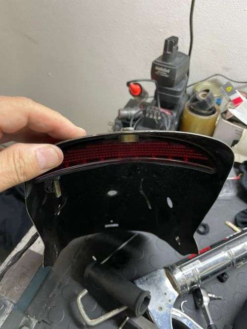 Harley Davidson/Bobber seat and rear fender with brake light