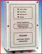Wizard Electric Fence energiser + brand new battery