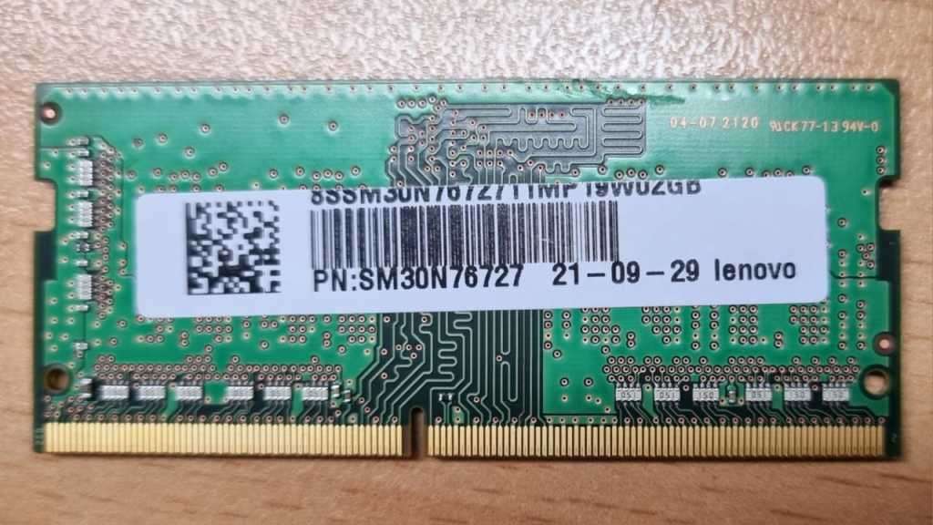 8GB DDR4 3200Mhz Laptop RAM - Samsung 8GB 1Rx16 PC4-3200AA-SCO-11