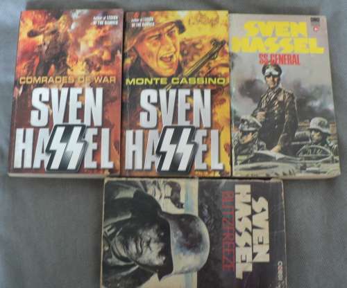 4 x Sven Hassel books