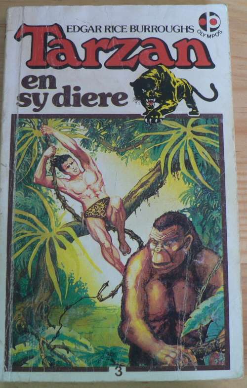Tarzan en sy diere deur Edgar Rice Burroughs(slapband)
