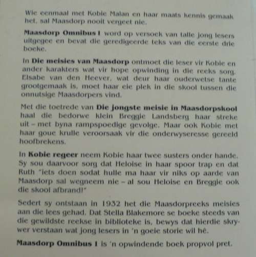 Maasdorp omnibus 1 deur Stella Blakemore(Maasdorp)