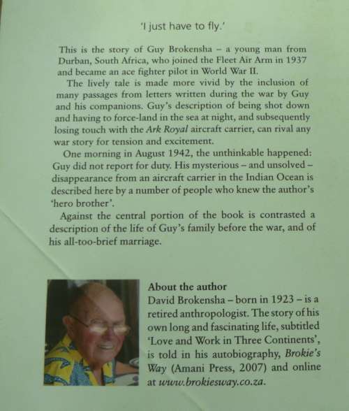 Guy`s story by David Brokensha(WWII)