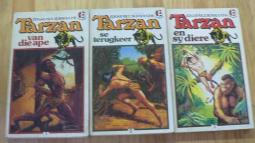 Slapband Tarzan reeks deur Edgar Rice Burroughs(vol stel van 12)