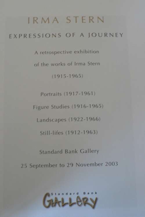 iRMA STERN, Expressions of a journey