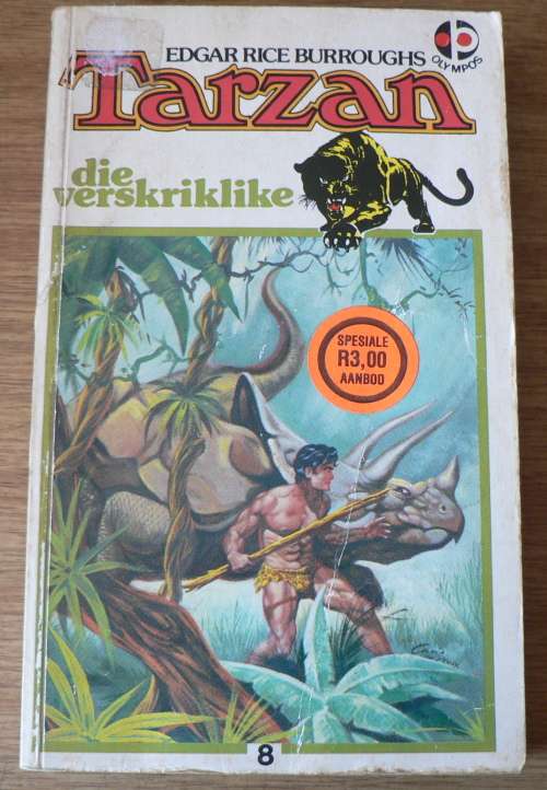 Tarzan die verskriklike deur Edgar Rice Burroughs(slapband)