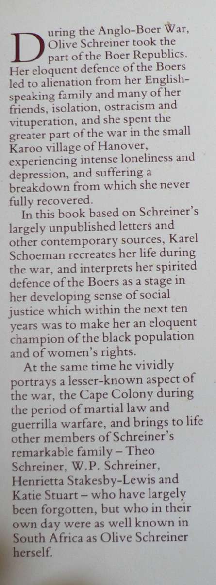 Only an anguish to live here by Karel Schoeman(marked down)