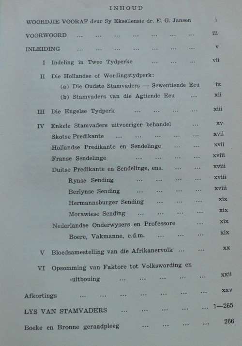 Driehonderd jaar Nasiebou, Stamouers van die Afrikanervolk