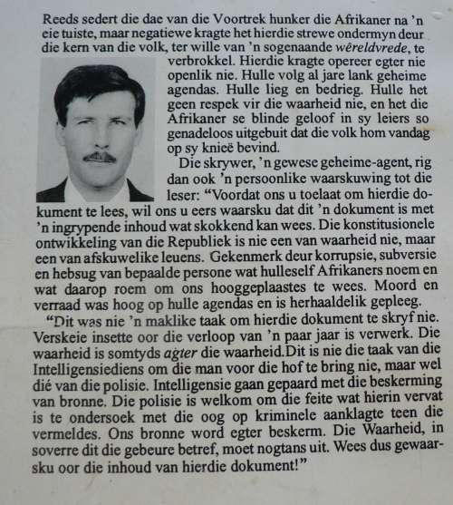Volksverraad deur Adv. P.J. Pretorius