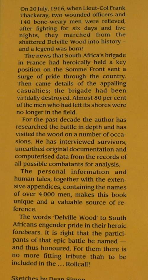 Rollcall by Ian Uys(The Delville Wood story)