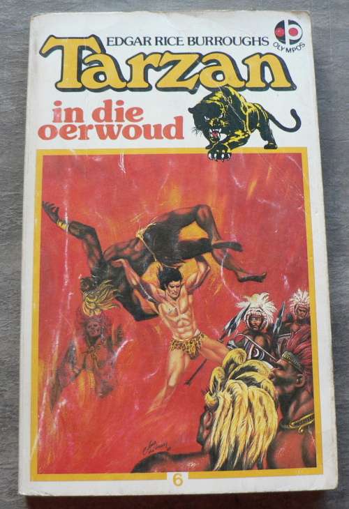Tarzan in die oerwoud deur Edgar Rice Burroughs(slapband)