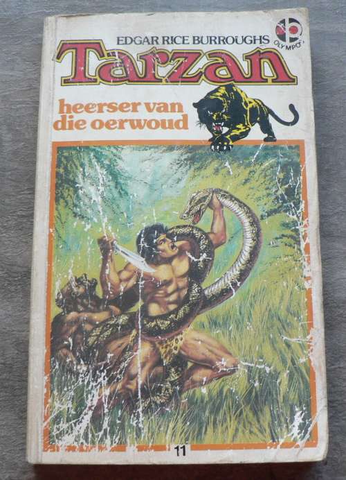 Tarzan heerser van die oerwoud deur Edgar Rice Burroughs(slapband)