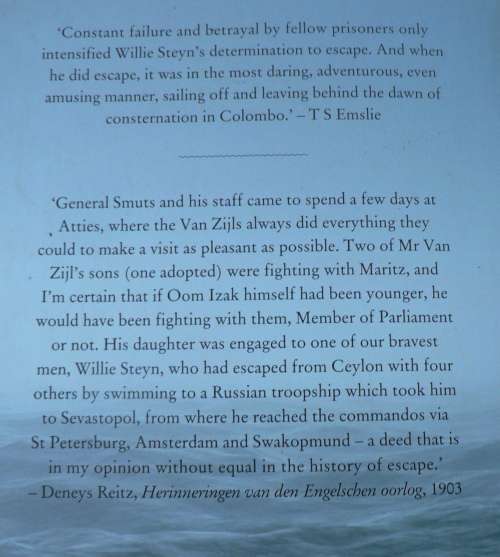 The great Boer escape by Willie Steyn(Anglo-Boereoorlog)