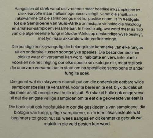 `n Veldgids tot die sampioene van Suid-Afrika