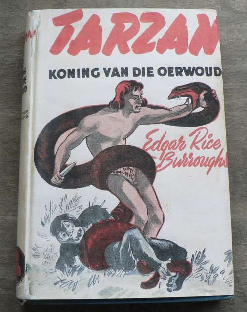 Tarzan koning van die oerwoud deur Edgar Rice Burroughs(hardeband)