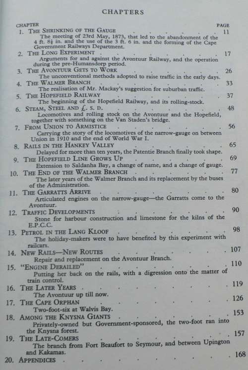 Twenty four inches apart by Sydney M. Moir(The two-foot gauge railways of the Cape of Good Hope)