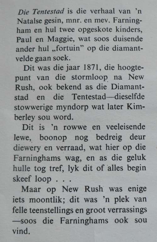 Die tentestad deur Jenny Seed