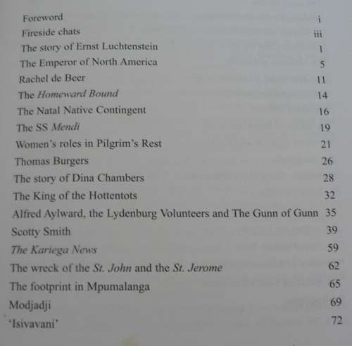 At the fireside by Roger Webster(great anecdotal histoy)