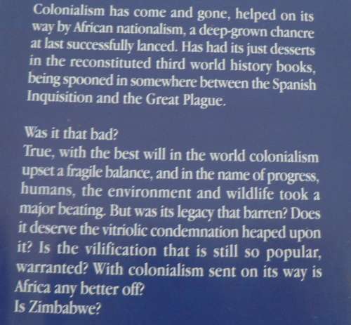 Sometimes when it rains, white Africans in black Africa by Keith Meadows (Rhodesiana)