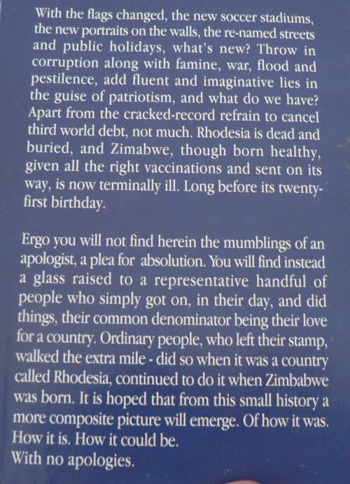 Sometimes when it rains, white Africans in black Africa by Keith Meadows (Rhodesiana)