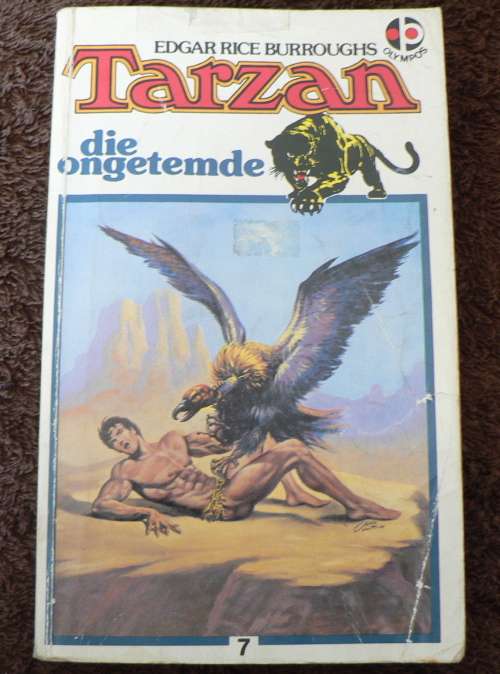 Tarzan die ongetemde deur Edgar Rice Burroughs(slapband)