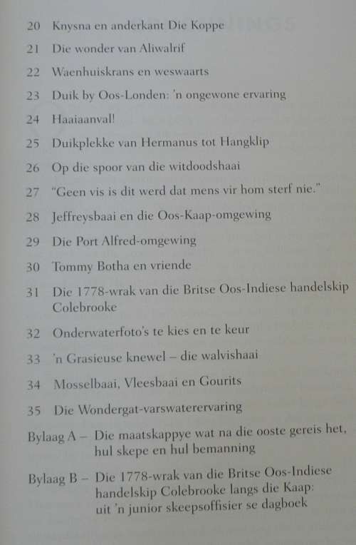 Suid-Afrikaanse Duikgids deur Al J. Venter met John Visser