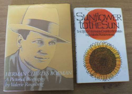 2 X Biographies on Herman Charles Bosman by Valerie Rosenburg